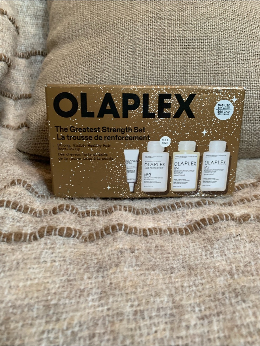 OLAPLEX The Greatest Strength Set – Shampoo, conditioner,